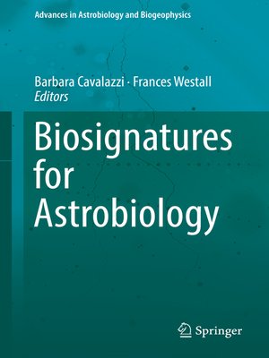 cover image of Biosignatures for Astrobiology